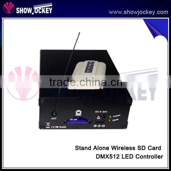 Professional Programable DMX512 LED Pixel SD Card Controller photo-4