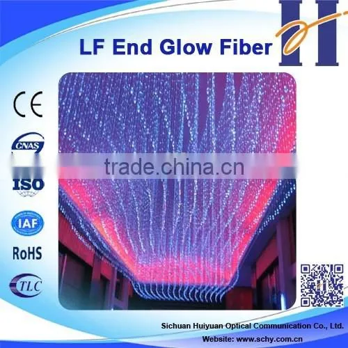 Transparent End Glow Fiber Plastic Optic Fiber Cable photo-2