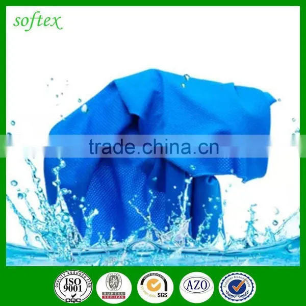 China Supply Exercise Sweat Summer Instant Cool 100%polyester Cooling Towel photo-2