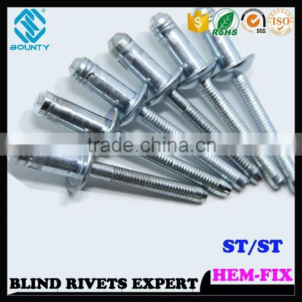 HIGH QUALITY FACTORY STRUCTURE DOME HEAD ANTI LEAKAGE ALUMINUM HEMLOK BLIND RIVET photo-5