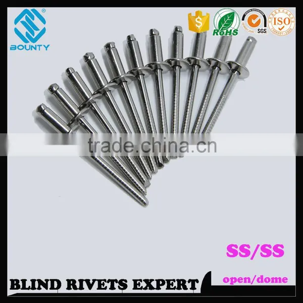 BOUNTY OPEN TYPE A4 STAINLESS STEEL RIVETS photo-6