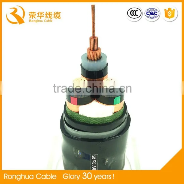 3 Core XLPE Insulated PVC Sheathed High Voltage Electrical Cable Prices photo-2