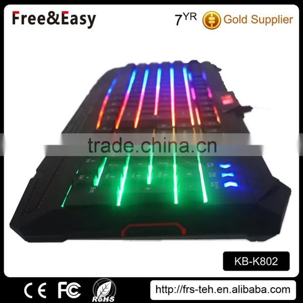 Cool LED Illuminated Ergonomic Backlit Gaming Keyboard Manufacturer Quality Choice photo-5