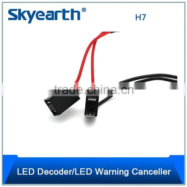 H7 Led Canbus 50w Resistor H7 Plastic Connector Copper With Plating photo-3