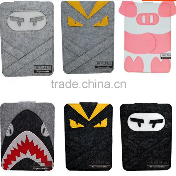 13 15 Inch Felt Ninja Cartoon Fashion Shockproof Dustproof Laptop Flat Computer Sleeve Bag photo-6