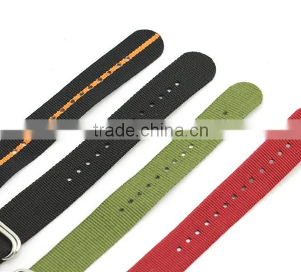 Fashion Style Colorful Fabric Nylon Watch Strap photo-3