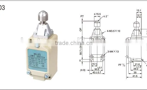 Kontron 10A WLD1 Limit Switch photo-3