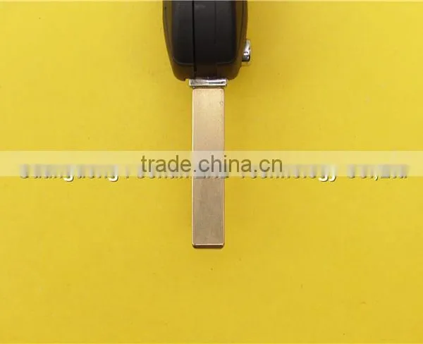 Peugeot Car Key 3 Button Flip Remote Replacement Key Shell With Groove Blade photo-4