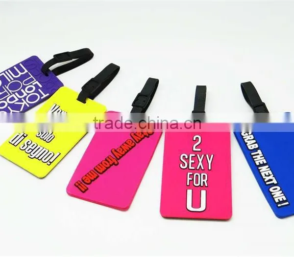 Airline Travel Parcel Tracking Bag Soft PVC Luggage Tag Hang Tag photo-4