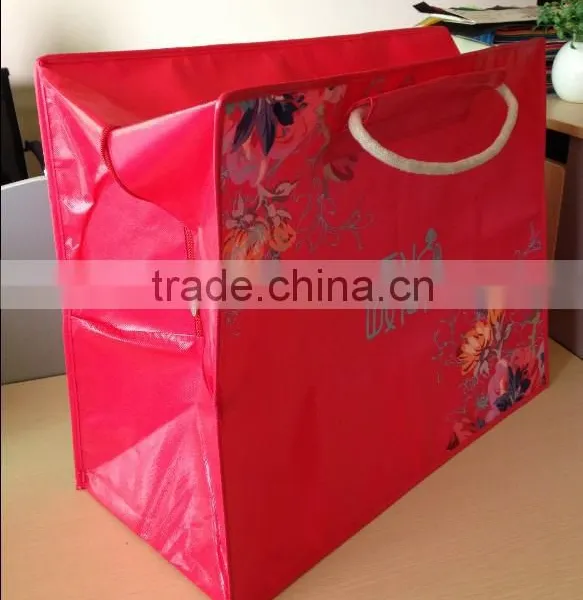 Foldable Large Shopping Bag With Zipper for Quilt Packing photo-2