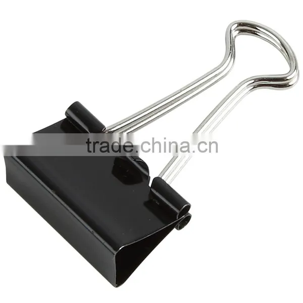 New Spring Black 15mm 19mm 25mm 32mm 41mm 50mm Strong Long Tail Binder Clips Stainless Steel Metal Binder Clips/paper Clip photo-4