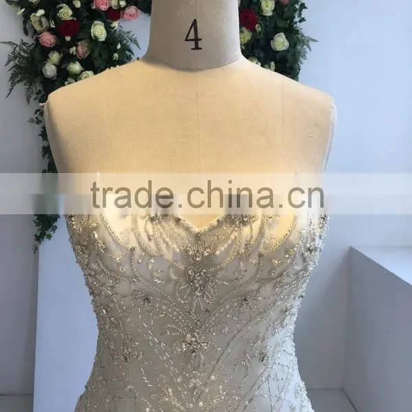 2016 China Dress Manufacturer Crystal Beads for Wedding Dress photo-2