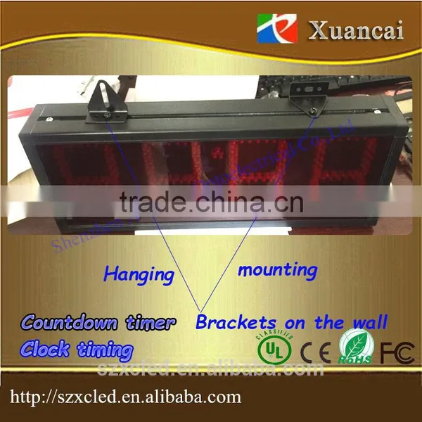 Indoor Digital Numbers Led Timer Board 5'' Timing Clock or Countdown Timer photo-6