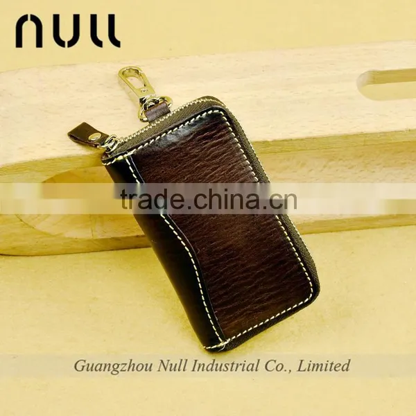 Soft Inner Material Fashion Key Holder Vintage Leather Purse Top 10 Wallet Brands photo-3