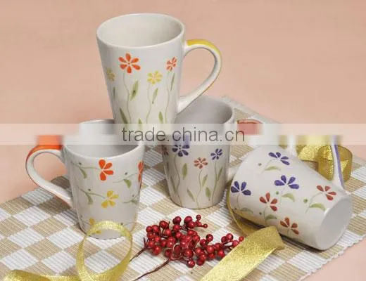 Best Selling Porcelain Coffee Mug Ceramic V Shape Mugs photo-3