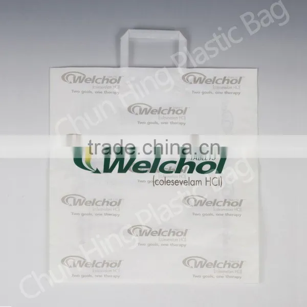 Plastic Shopping Bag With Softloop Handle