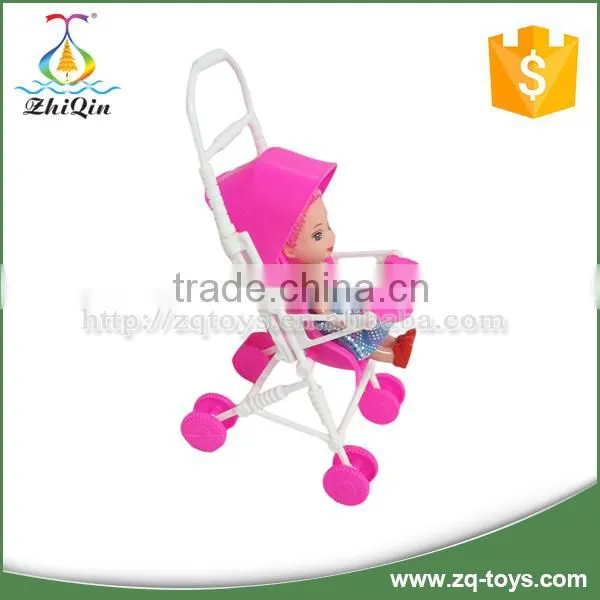 Lovely Baby Doll Stroller Toy With Small Doll photo-2