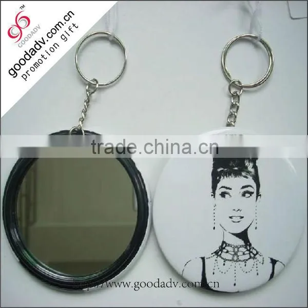 Characteristic Promotion GiftsTinplate Mirror Key Chain photo-5