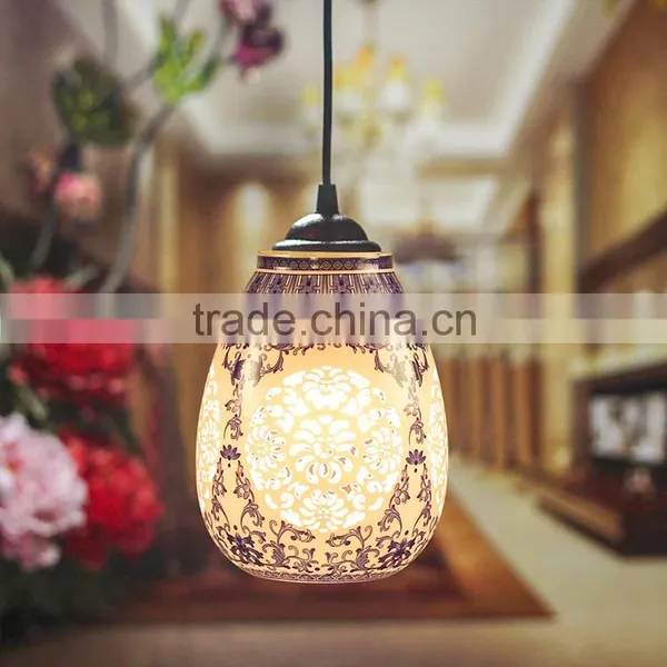 Jingdezhen Ceramic Linear Pendant Light Hanging Pendant Light photo-3