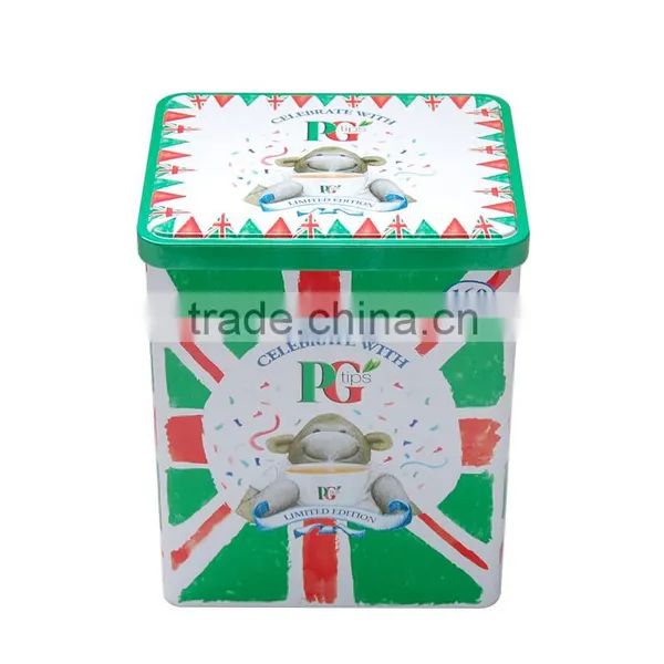 2016 Hot Sales Fashion Style Tin Tea Can Food Tin Box Candy Tin Box photo-3