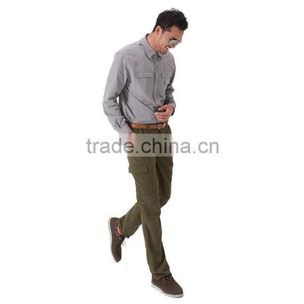 Men Light Gray Casual Shirt(3M15B62 ) photo-4