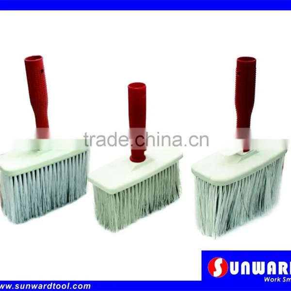 Red Plastic Handle Masonry/Paste Brush