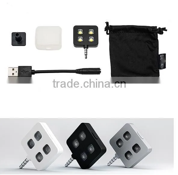 RK06 Universal Night Using Selfie Enhancing 5700K 4 LED Flash Light for IPhone & Android Smartphones & Tablets & Digital Camera photo-6