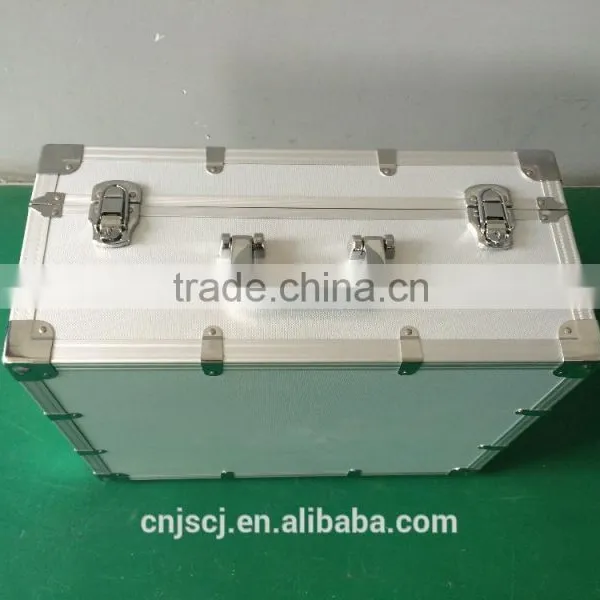 China Permanent Protection With Lock Very Farm Durable Silver Aluminum Carry ABS Tool Case With Lock photo-3