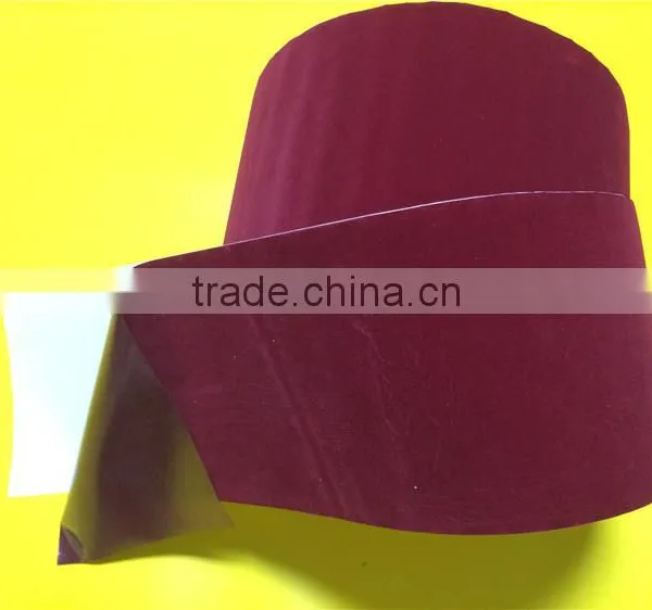High Grade Backed Glue Self Adhesive Velvet Roll for Box Packing photo-4