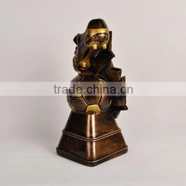 Resin Soccer Shoe Trophy Cup photo-3
