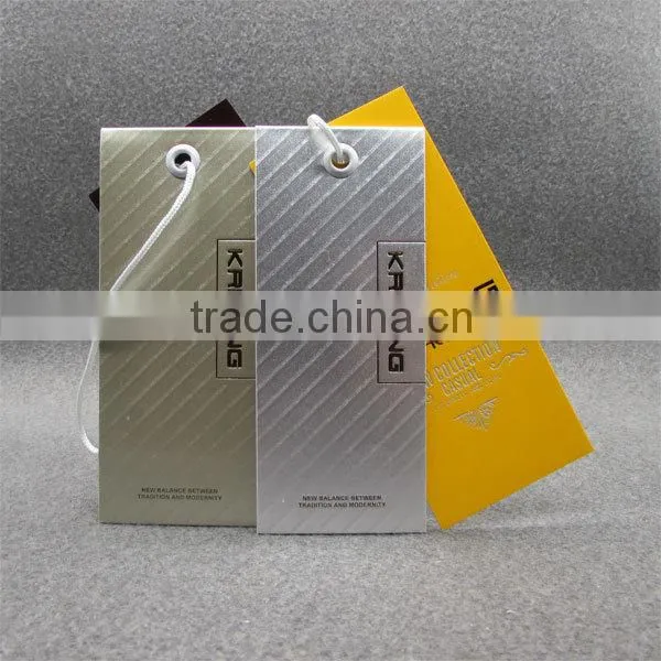 Stripes Silver Color Paper Tags For Labels photo-3