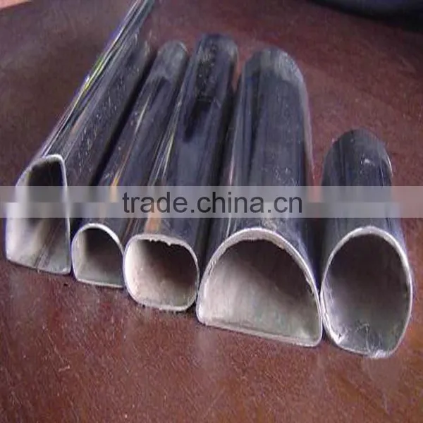 China Cheap Astm 304 314 316 Half Round Stainless Steel Pipe Quality Choice photo-4