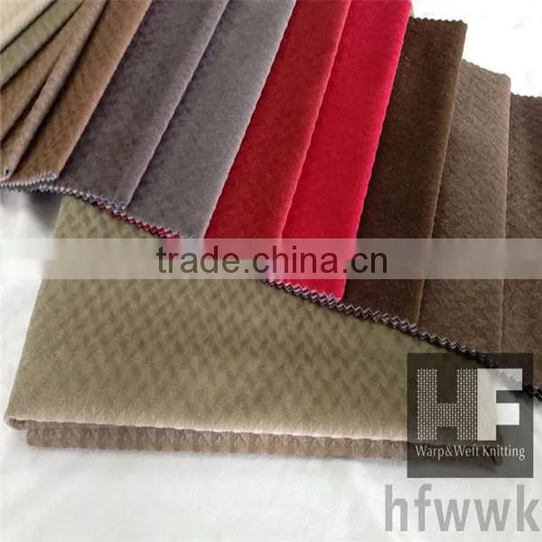 Sofa Fabric 100% Polyester Soft Crushed Velvet Fabric photo-3