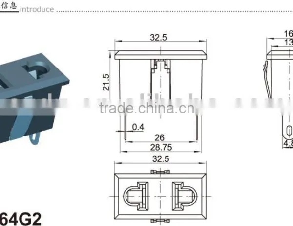 ac Power Socket With Fuse,Dc Adapter Connector,pure Copper With Gold Plated RCA Connector photo-5