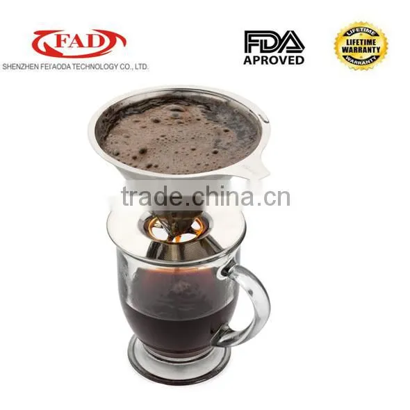 3% Discount 304 Stainless Steel Pour Over Coffer Dripper photo-6