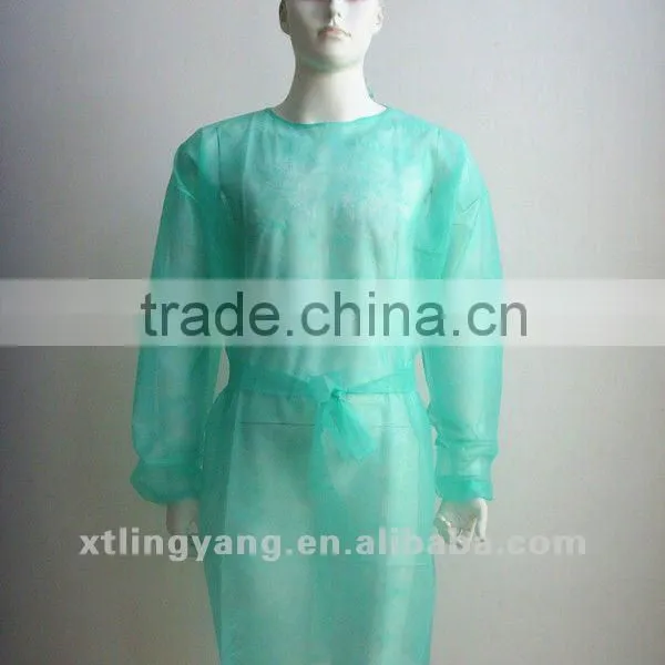 Blue Disposable Plastic Children Apron photo-5