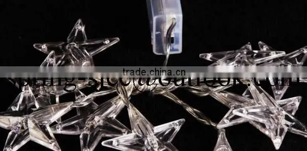 Transparent Five-pointed Star LED String Light photo-2