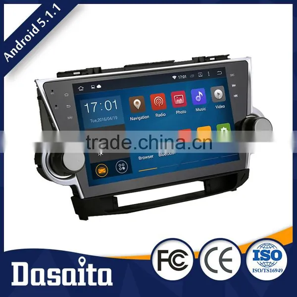 10.2 Inch Car Phone Connection Gps Multimedia Navigator Dvd Price for Toyota Highlander 2009 2012 photo-2