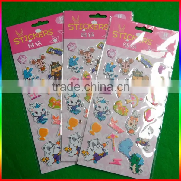 Rabbits Puffy Stickers Lovely for Kids photo-5