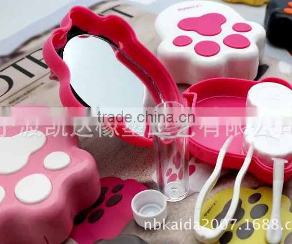 A-8108 Cheap New Feet Cat Contact Lens Case photo-4