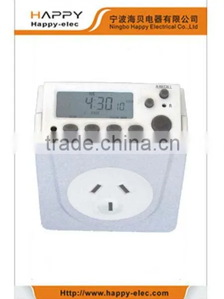 Weekly digital countdown timer switch