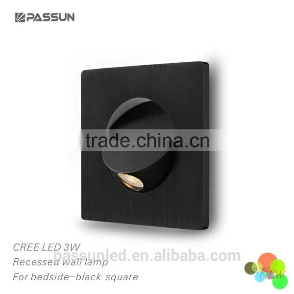 High Quality Square Indoor Recessed Led Bedside Light photo-2