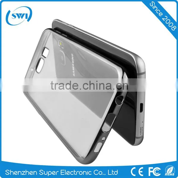 Luxury Ultra-thin Crystal Electroplate Soft TPU Case Cover For Multi Smart Phone for Samsung S7 Edge photo-2