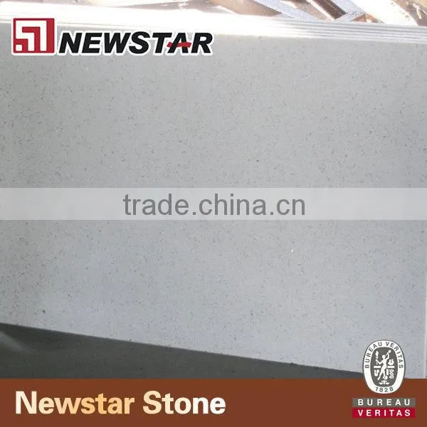 Bathroom Vanity Top Sparkle White Quartz Stone photo-3