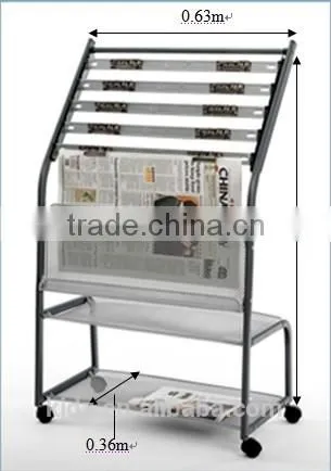 New Design Magazine Rack Newspaper Rack Magazine Shelf photo-4