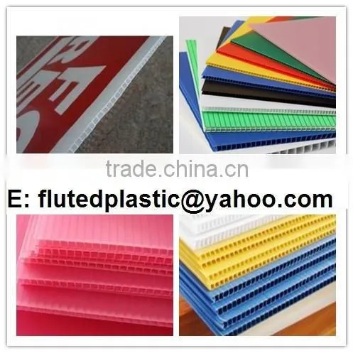 Corrugated PP Plastic Lawn Sign
