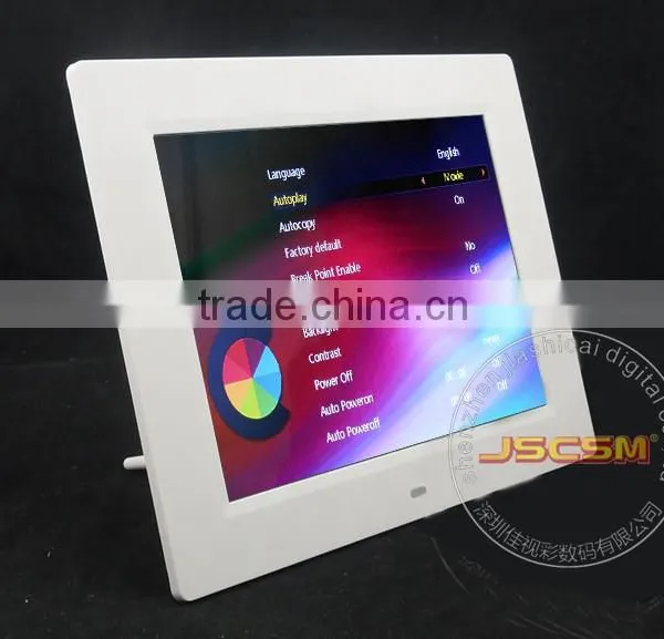 Factory Supply 10inch Mp5 Video Player Photo Slidwshow Frame With Clock and Calendar for Wedding Gifts photo-2