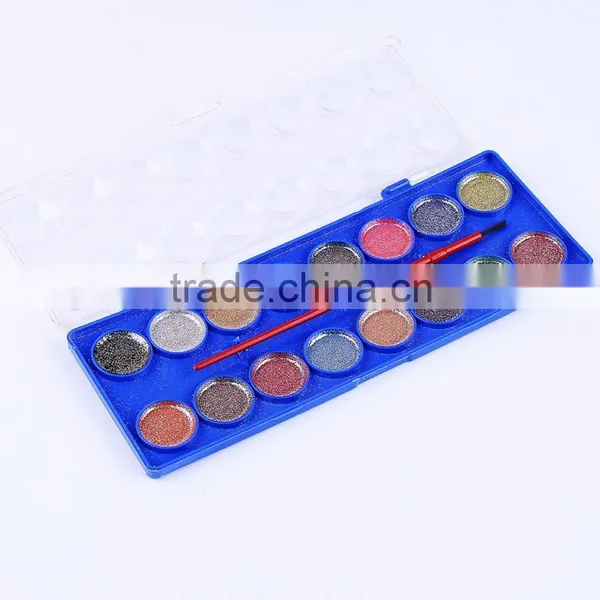 16 Solid Watercolor Paint CAKE Portable Perfect Outdoor Painting Pigment Kids Gift Art Supplies photo-3