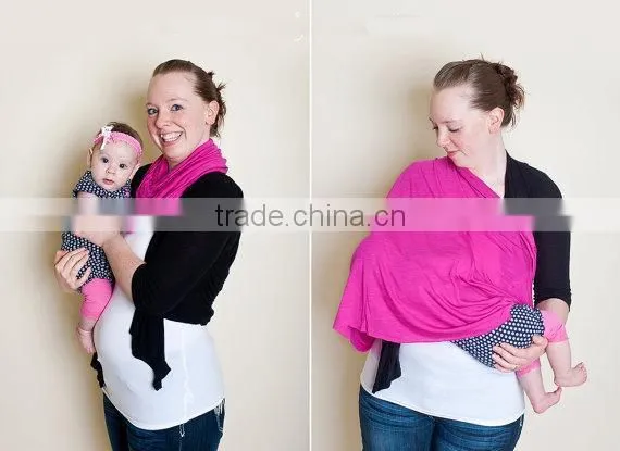 China Supplier Organic Bamboo Spandex Super Soft Fashionable Nursing Scarf photo-5