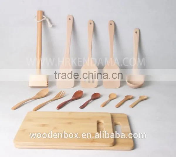 2016 Wholesale Cheap Natural Healthy Flat Wooden Spoon photo-3